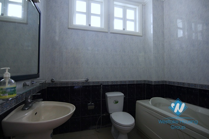 An elegant and high-end villa with a big yard for rent in Tay Ho area